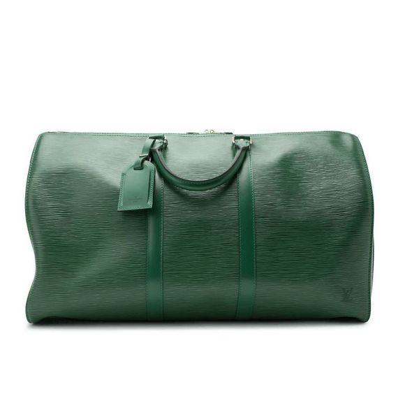 Louis Vuitton Green Epi Leather Keepall 50 Authentic - Picture 1 of 16